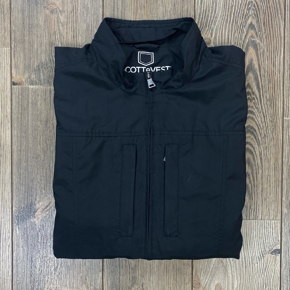 SOLD! SCOTTeVEST Travel Jacket Tec Pockets Convertible Vest RFID - Picture 14 of 14